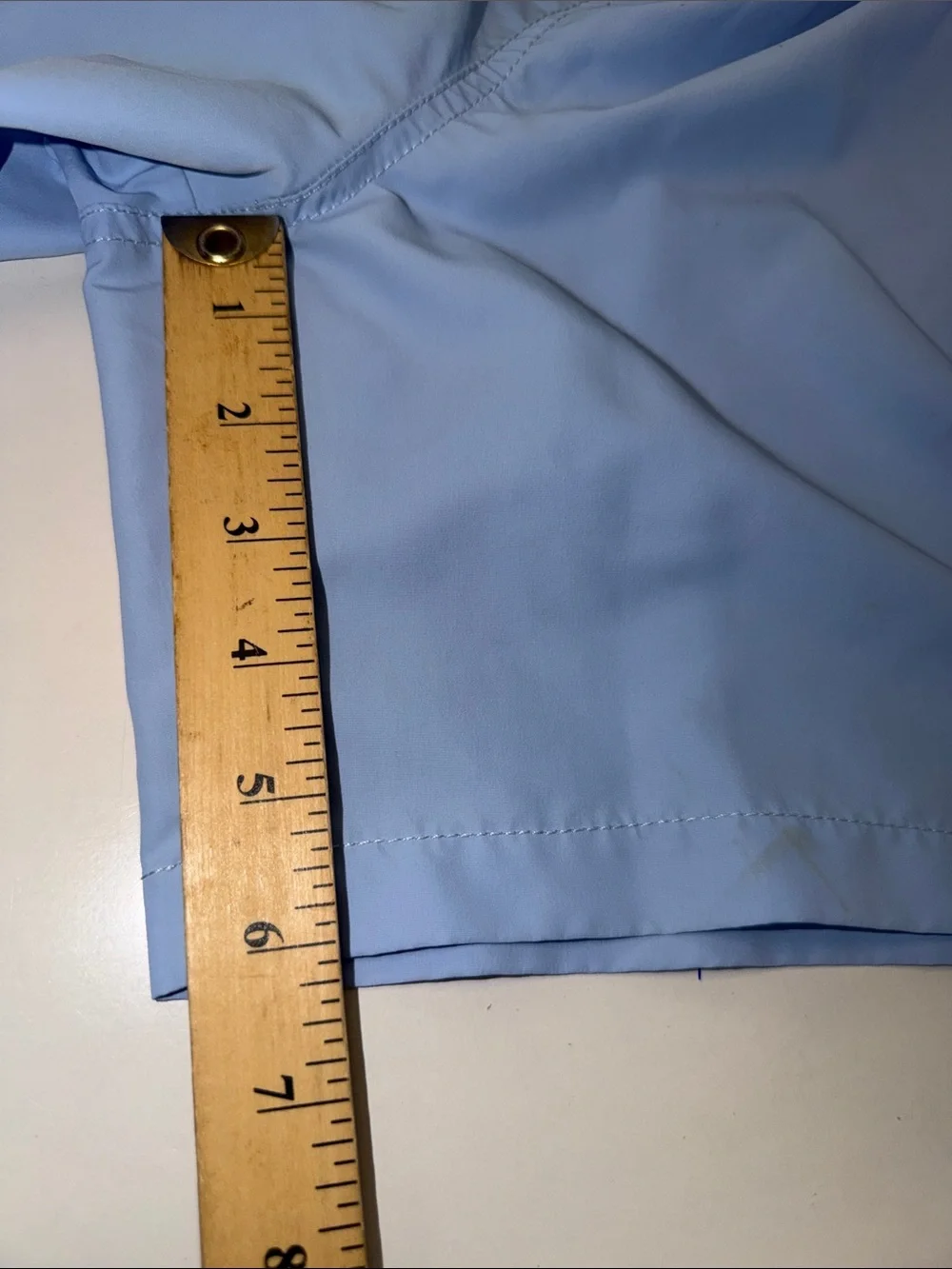 Polo by Ralph Lauren Powder Blue Elastic Waist Swim Trunks